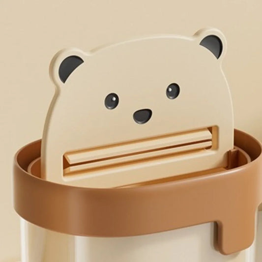 Cartoon Portable Toothbrush Cup Non-Slip Eco-Friendly Travel Brush Cup Plastic High-capacity Kids Gargle Cup Daily Household Use