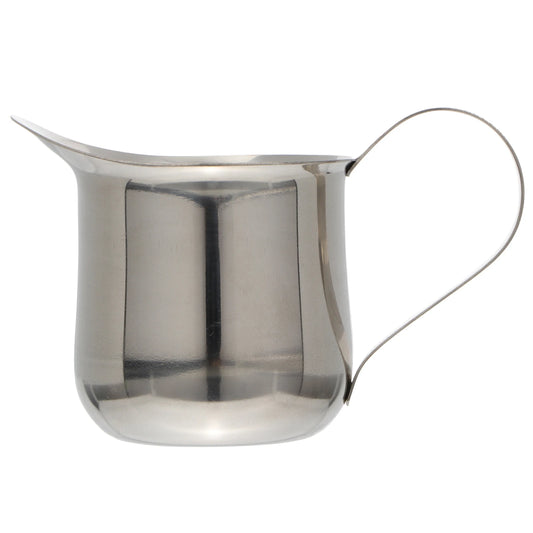Stainless Steel Milk Cup Practical Pitcher For Coffee Shop Home Use Heat Resistant Corrosion Proof Easy Wash Smooth Touch Mocha
